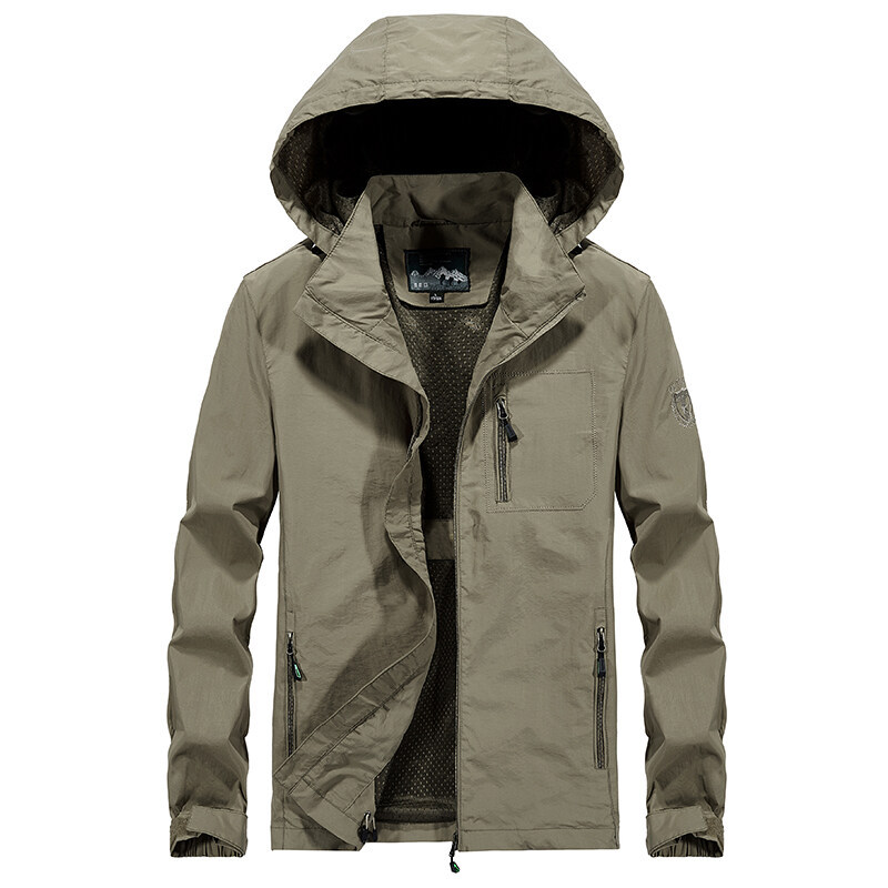 Transfronterizo de venta rápida de Amazon hombre chaqueta casual al aire libre chaqueta grande abrigo de montaña