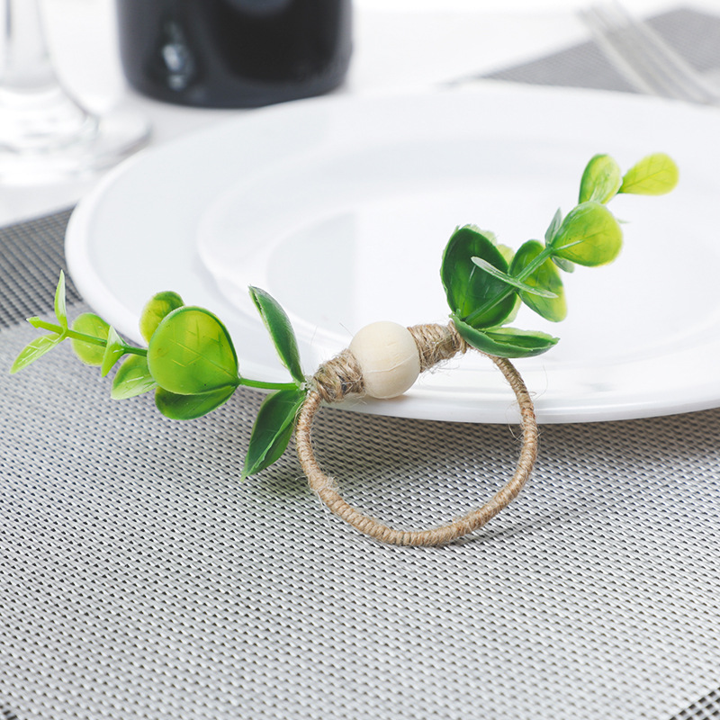 Fashion Plant Plastic Napkin Ring 1 Piece display picture 3