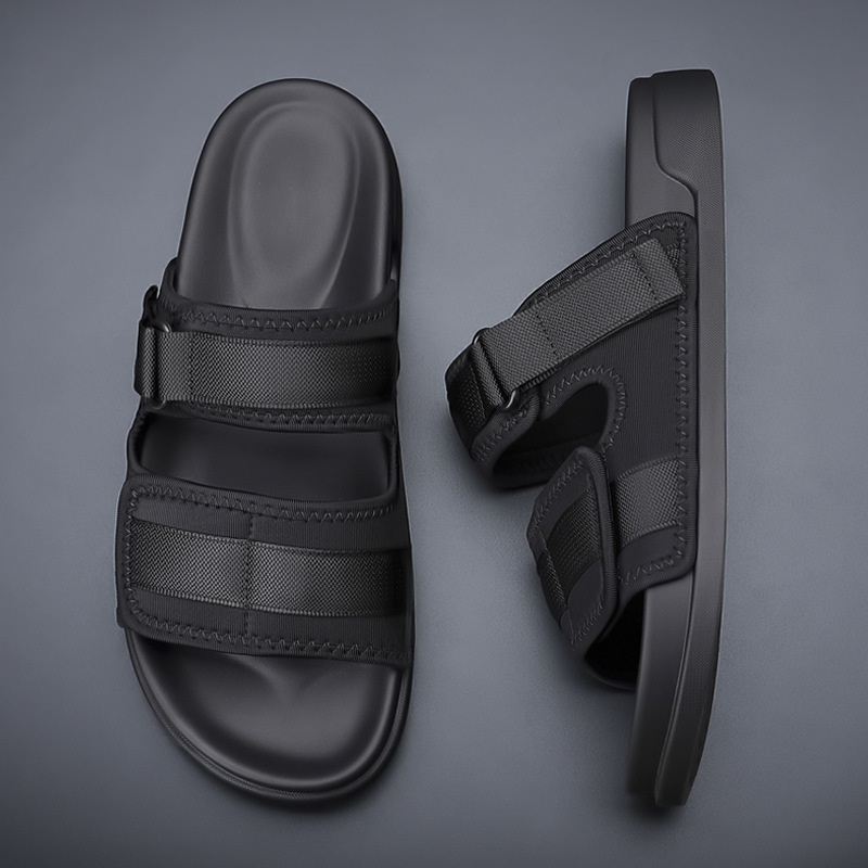 Men's Slippers Summer 2026 New Trendy Fashion Versatile Slip-On Outdoor Waterproof Non-Slip Soft-Soled Beach Shoes Men's Slippers Summer 2026 New Trendy Fashion Versatile Slip-On Outdoor Waterproof Non-Slip Soft-Soled Beach Shoes