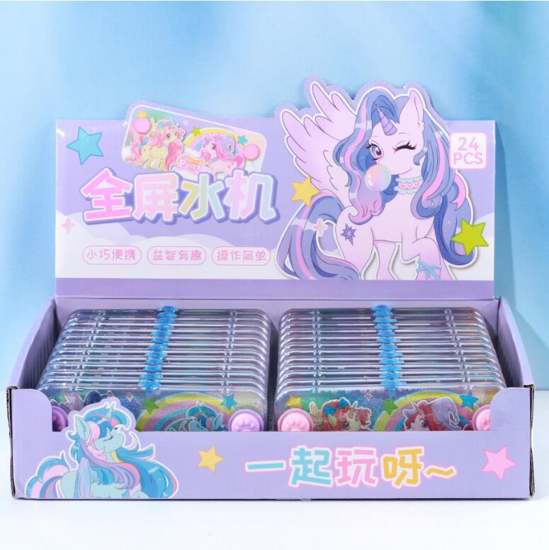 New creative wholesale cute ML-SJ13865 vitality pony full screen ring water machine game machine