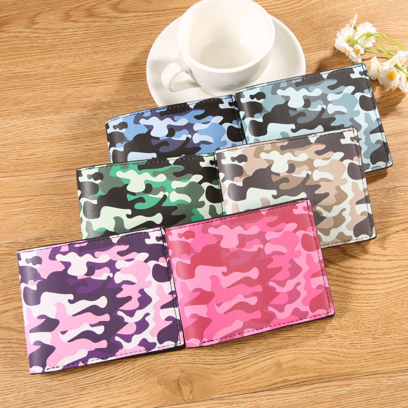 2026 new camouflage wallet men's short fashion export European and…
