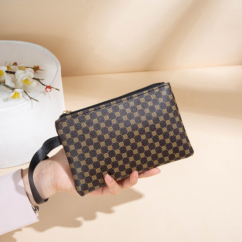 Cartera y Bolso de Mano Estampado para Mujer de PVC con Diseño Trenzado para Uso Diario image 13