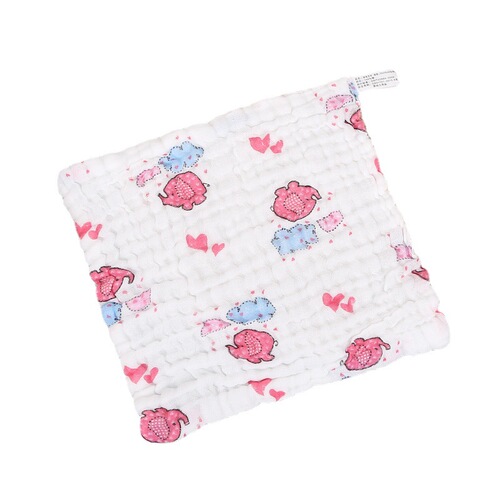 6-layer baby towel pleated square towel 30*30cm small towel baby face towel gauze manufacturer direct sale