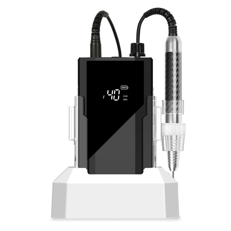 国境を越えた新しいブラシレスネイルポリッシャー磁気充電ベースポータブルプロフェッショナル電動ネイルリムーバー|undefined