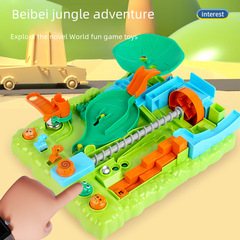 Jungle Adventure Little Bei's Adventure: Complete the Eight Levels, Challenge the Mission Maze, Children's Intelligence Brain Teaser Toy