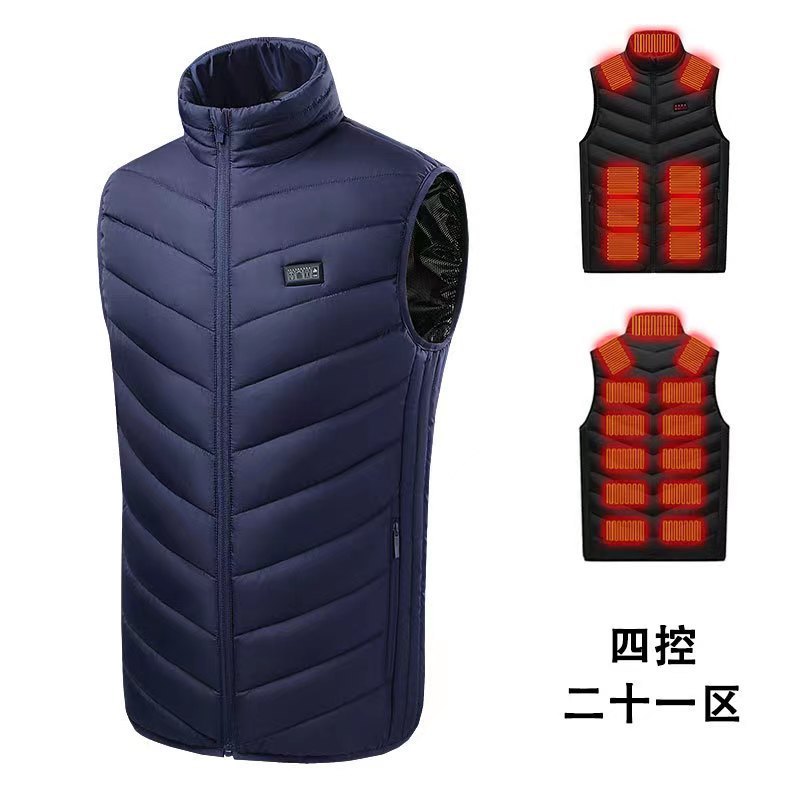 4개의 컨트롤과 21개의 영역 파란색