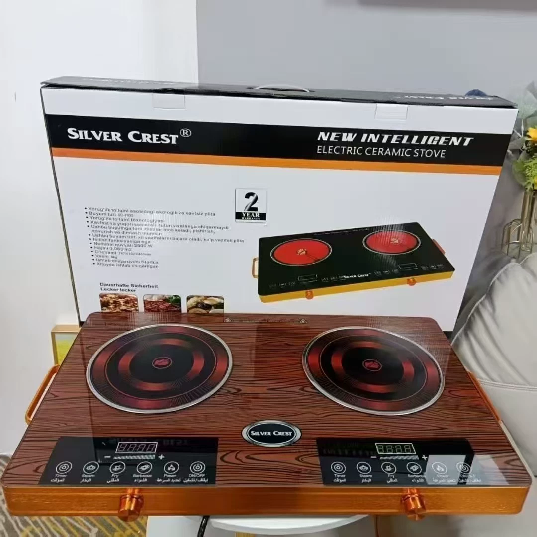 Электрическая керамическая плита, мощная многофункциональная индукционная плита, подходит для всех кастрюль, электрическая нагревательная плита, маленькая многофункциональная электрическая керамическая плита 3500 Вт