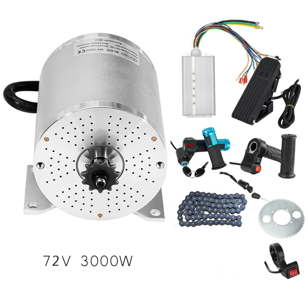DC, brushless engine, karting, electric car, controller, 1000W, 2000W, 3000W