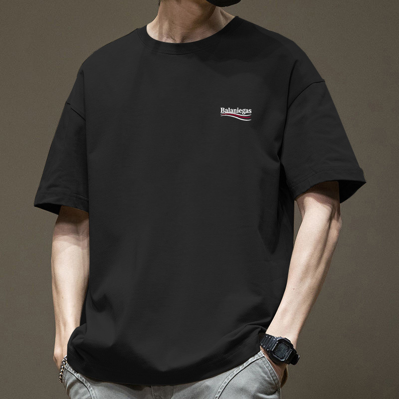 블랙면반팔-2793