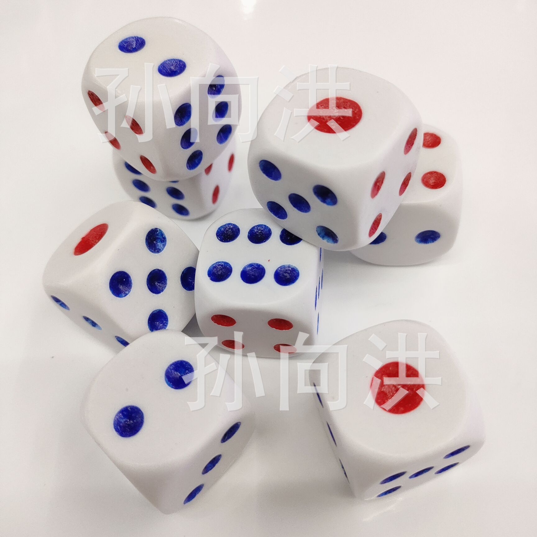 plastic dice