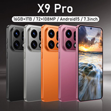 新款跨境手机X9 PRO 16+1TB真4G 7.3寸大屏智能手机源头厂家直销