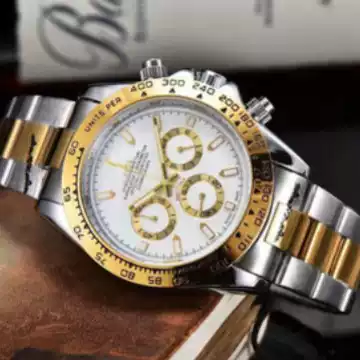 Top Selling Rolex Daytona Multifunction Quartz Watch with Steel Band