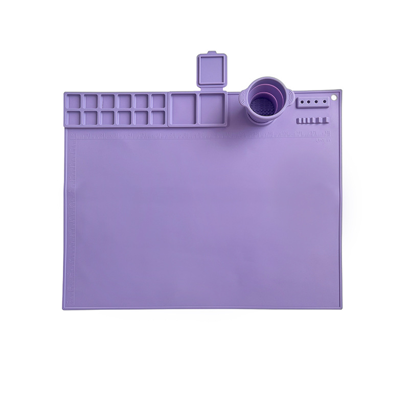 퍼플 스퀘어 + 컵