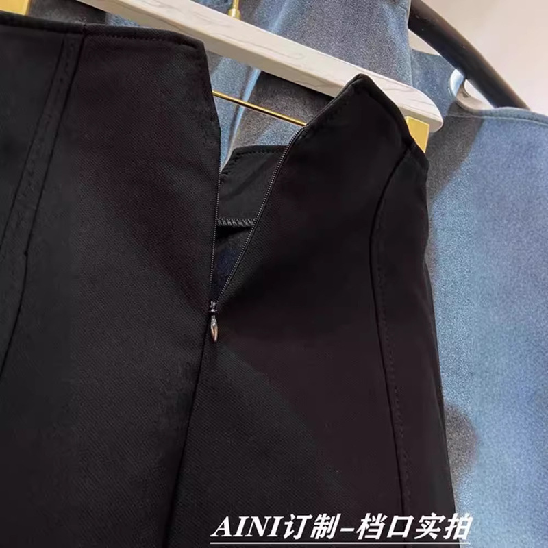 Women's High-Waisted Shorts 2026 New Style Elastic Versatile Slimming Black Loose Wide-Leg A-Line Spring/Summer Outerwear Hot Pants for Women