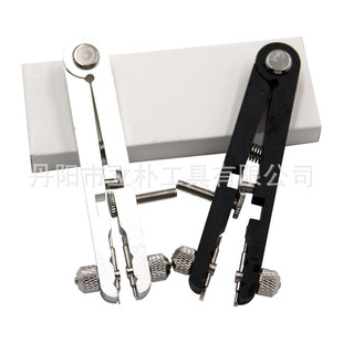 Black Silver V-Shaped Ear Pliers 6825 Ear Strap Disassembly and Assembly Pliers Ear Batch Repair Tool