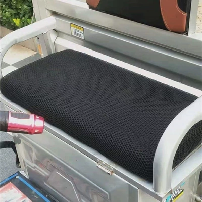 Electric tricycle seat cushion cover four seasons universal double-layer thickened sunscreen breathable pull goods battery car heat insulation seat cushion cover (Electric car cushion) - extra-large-length-80-88width-25-35-black-thickened-seat-cover