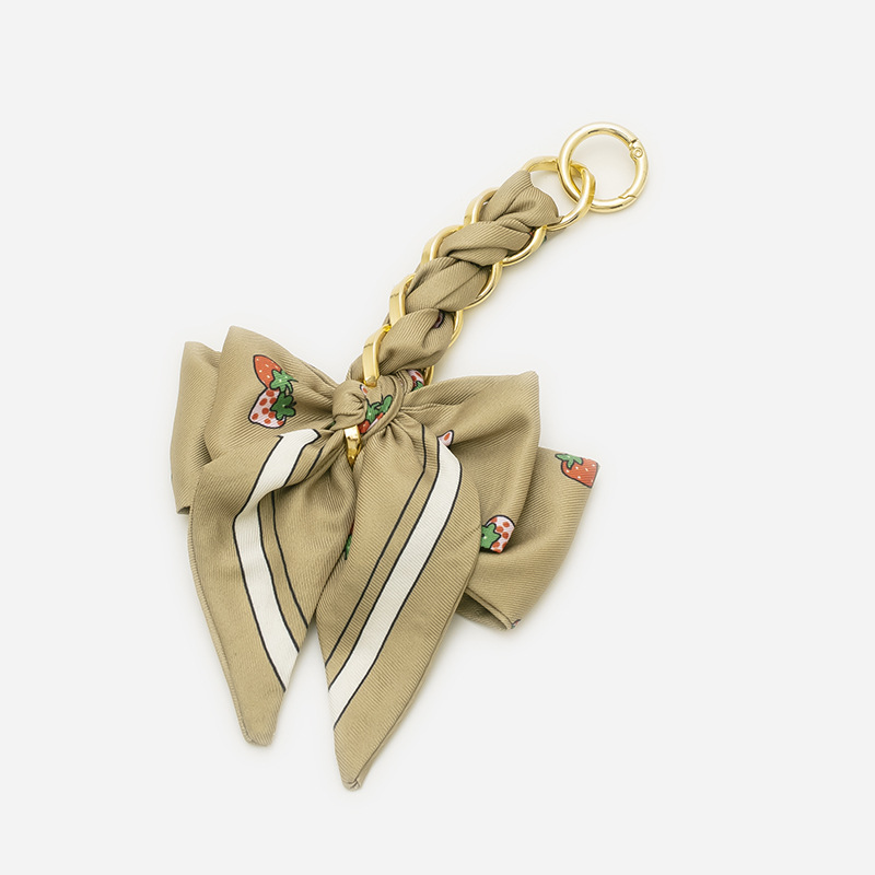 Bolsa de cadena de extensión bolsa de nudo de arco con bolsa de cadena colgante correa de cadena DIY bolsa cadena ajustable hombro alargado axila