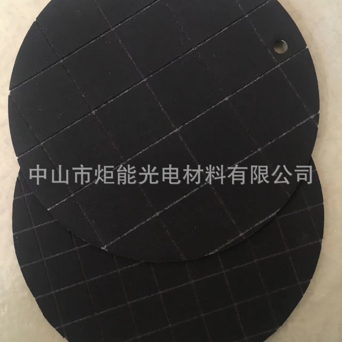 开槽压格 背胶黑色阻尼布 黑绒布 各种厚度 抛光玻璃 硅片 金属