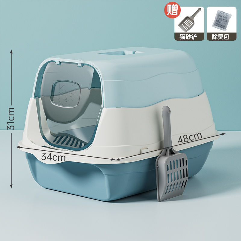 중형[블루]에는 고양이 배변 국자 + 탈취봉투가 함께 제공됩니다.