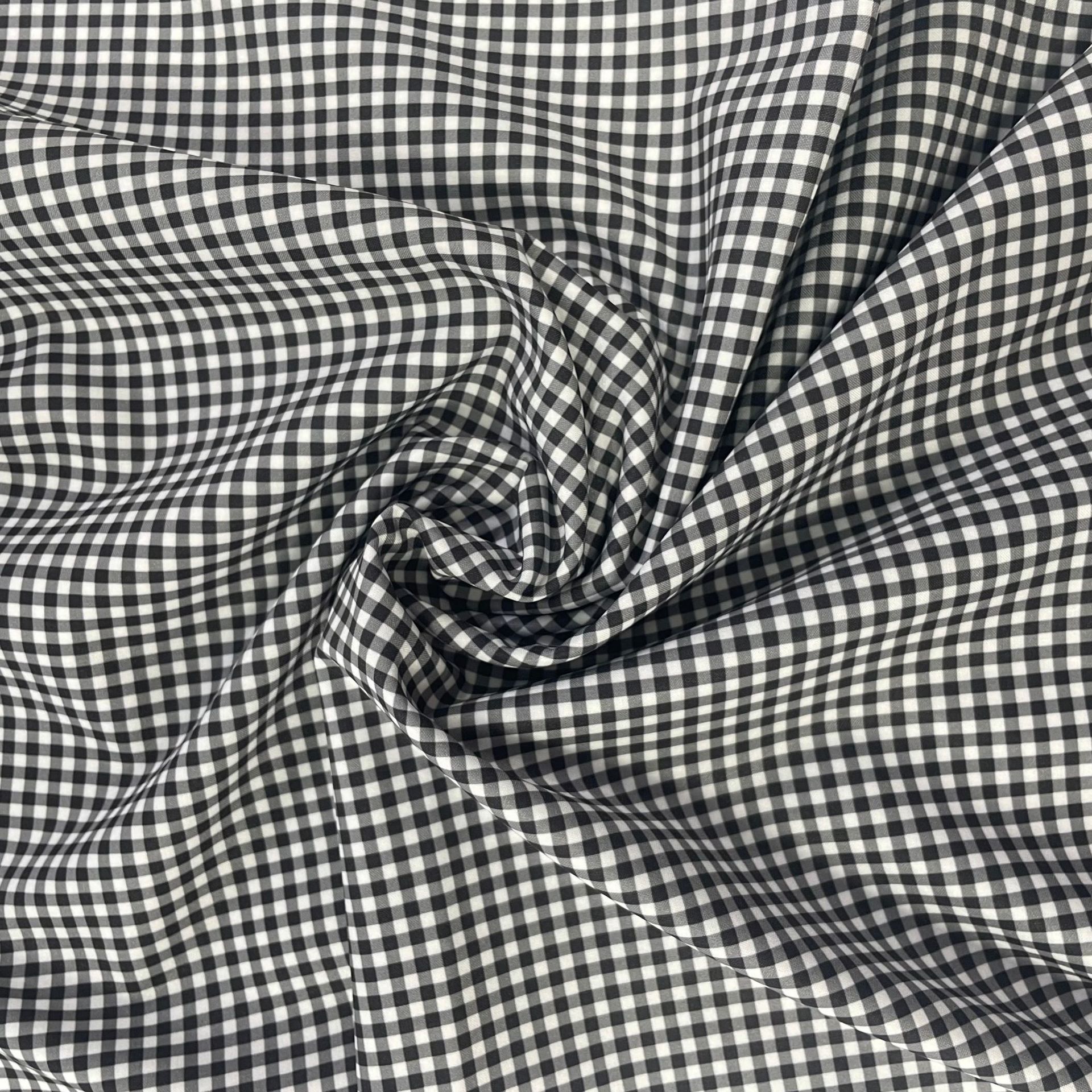 Tejido de poliéster a cuadrícula 100D cuatro lados 3mm tela de impresión a cuadrícula primavera y verano vestido de tela de camisa de poliéster