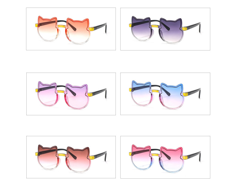 2025 nuevos lindos gafas de sol para niños PC en gafas de sol de comercio electrónico para correr gafas de protección solar UV para niños