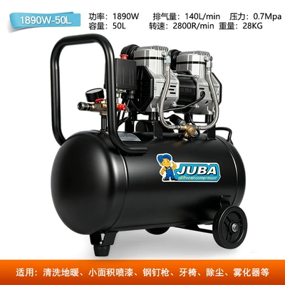 Hava kompressorları — inflatable home decoration carpentry - oil-free-1890w-50l-with-solenoid-valve