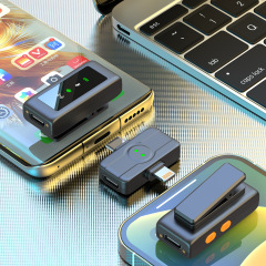 新しい K80 ワイヤレスラベリアマイク充電ボックスデジタルディスプレイライブブロードキャストマイク屋外高精細ラジオ録音
