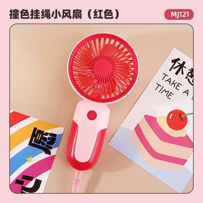 Mini ventilador portátil de color macarron con base, carga usb, pequeño ventilador de escritorio portátil regalo de verano image 23