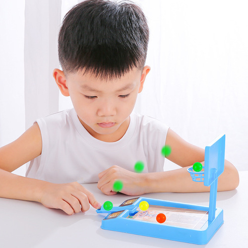 Large basketball hoop desk toy parent-child interactive children's indoor toy leisure toy cross-border small toy