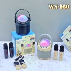 クロスボーダー無線bluetoothスピーカー屋外ポータブルオーディオマイク付きデスクトップミニk歌機