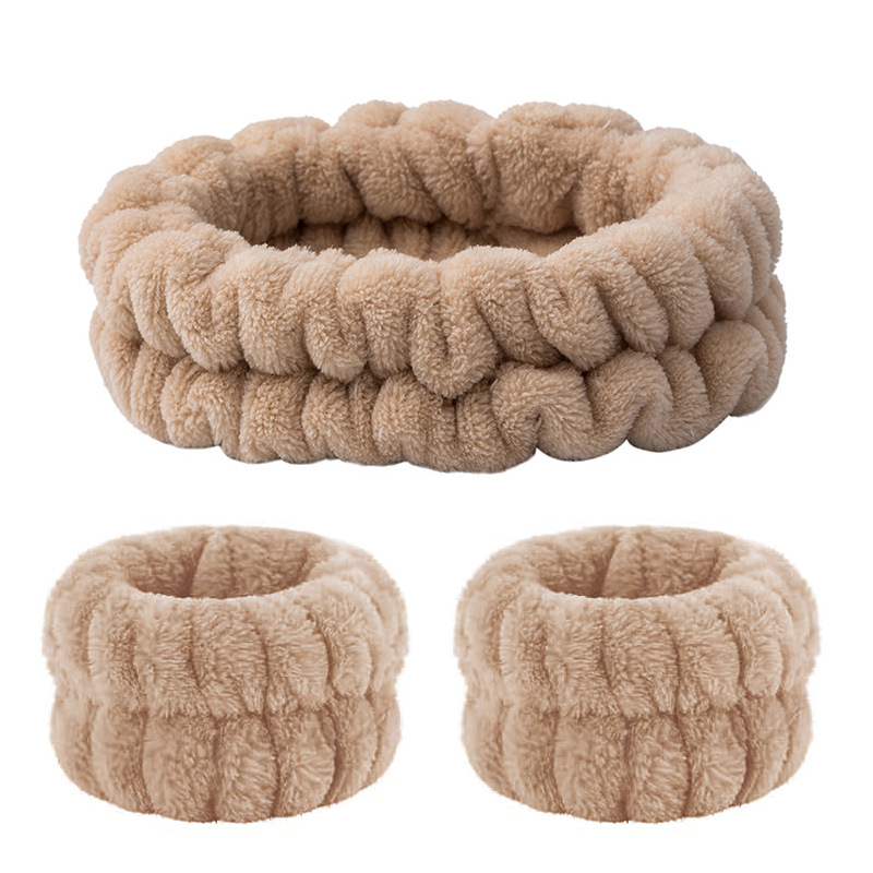 Khaki set, headband, 3 piece set