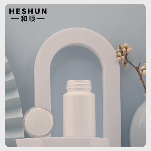 100g 150ml Double-layer Crown Cap PET Bottle for Filling Anti-aging Essence Capsules Packaging Bottle Food Grade Health Supplement Bottle