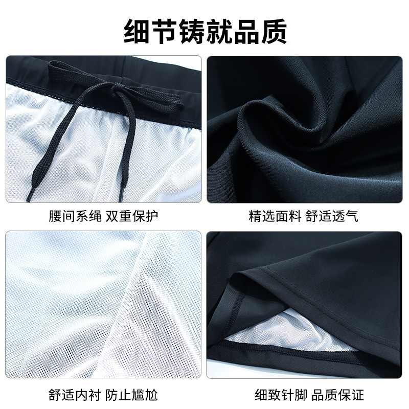 Nuevos pantalones de baño de hombre para adultos anti-avergonzamiento ángulo plano cómodo tamaño grande moda de secado rápido trajes de baño de hombre equipo de natación