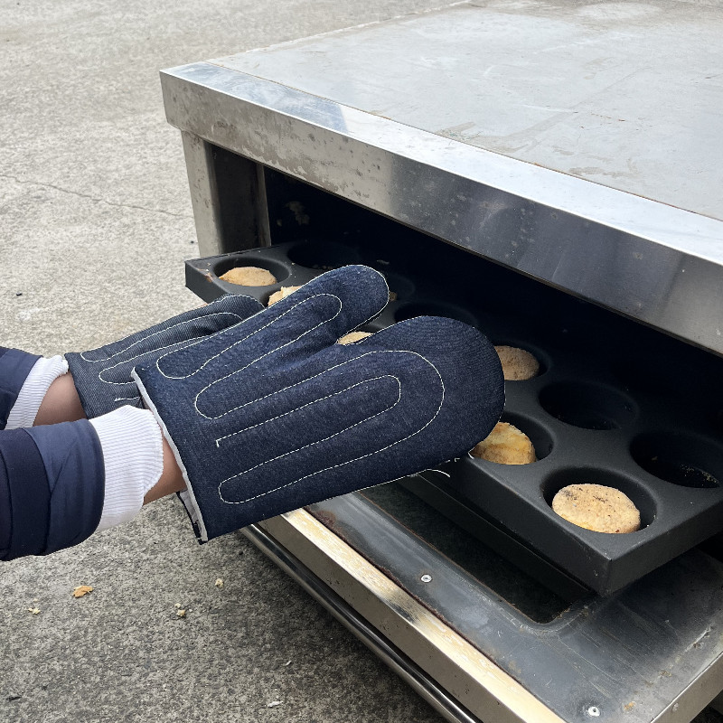 2 상업용 오븐 전자 레인지 고온 저항 400 도 끓는 저항 내마모성 단열 두꺼운 노동 보호 산업 보호 매우 쉬운