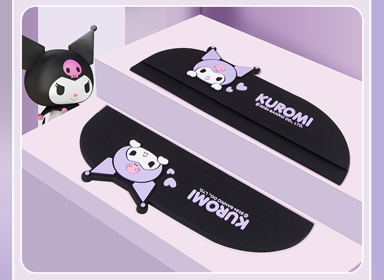 Kuromi Rearview Mirror Rain Eyebrow, Universal Rainproof Visor