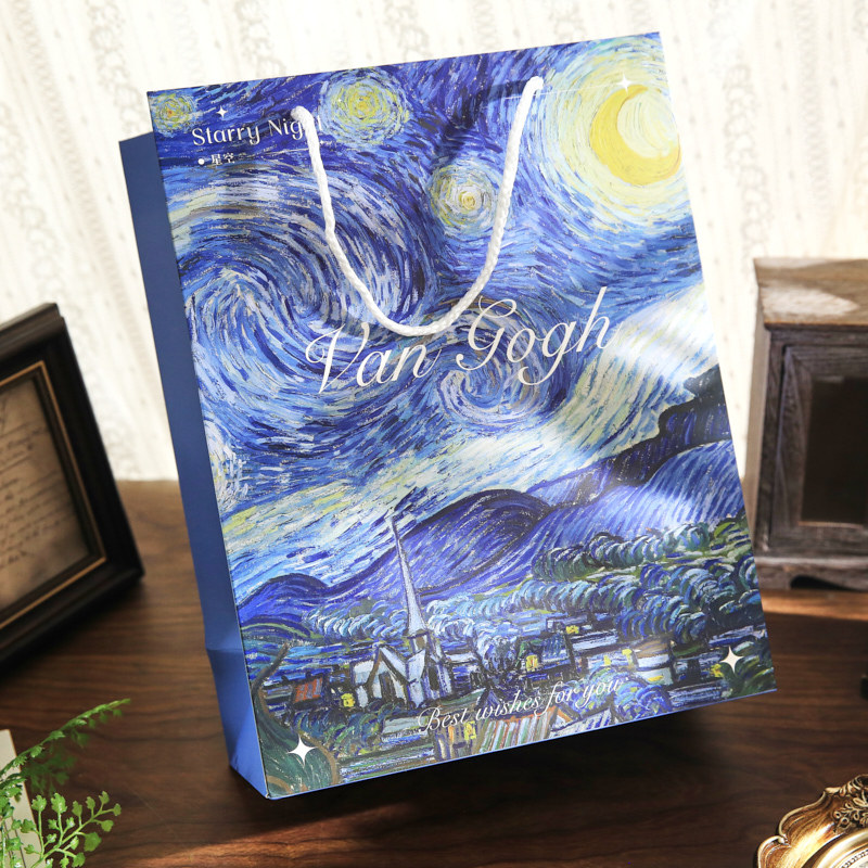 Bolsa de regalo Mr. Paper Serie Renacimiento romántico Arte de alto valor Ilustración Bolsa de regalo Bolso de regalo Bolso de mano Bolso de mano