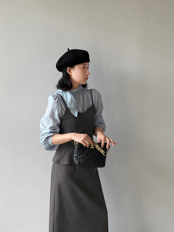江左 韩系高级感穿搭洋气2025设计感小众显瘦秋季套装女装6336|undefined