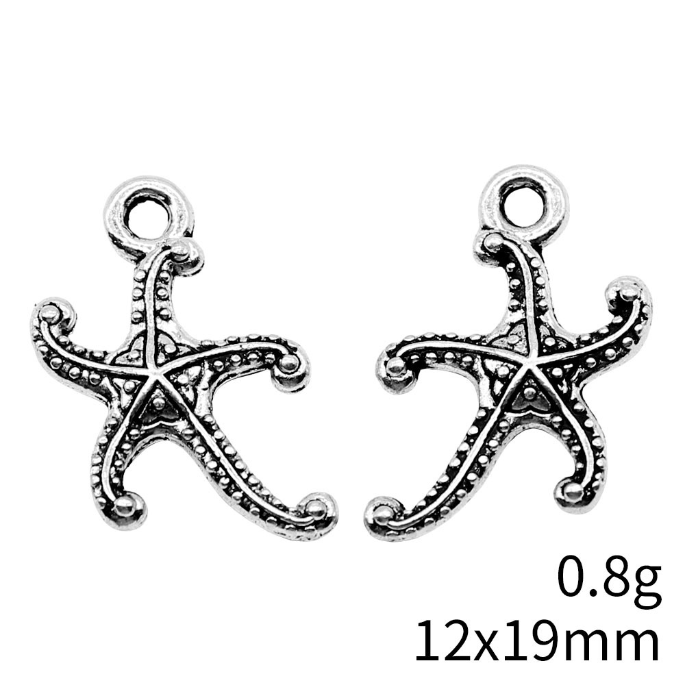 1 Piece Retro Starfish Alloy Plating Pendant Jewelry Accessories display picture 4