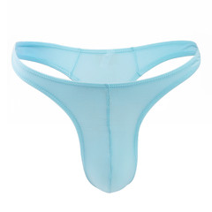 Ice Silk Men's Transparent T-shaped Underwear, Thin Model, Imported Narrow Edge Sexy Men's Low-Waist Underwear, Wholesale Men's T-Shaped Underwear