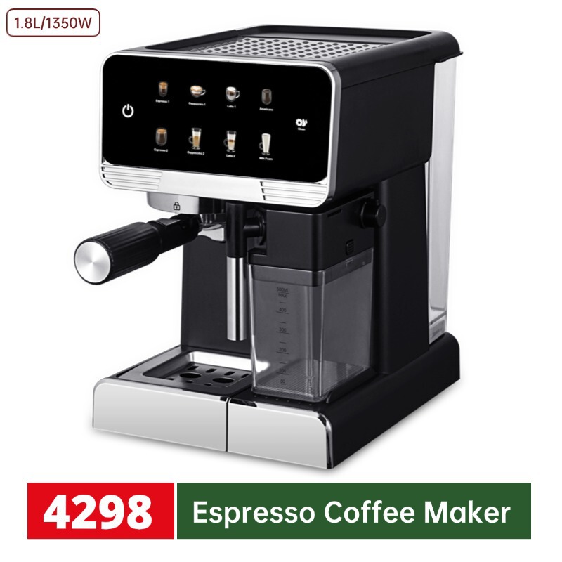 Coffee Machine for Home Use, Multifunctional Italian Semi-Automatic All-In-One Machine, Dual Boiler Pressure-Type Espresso Coffee Wholesale
