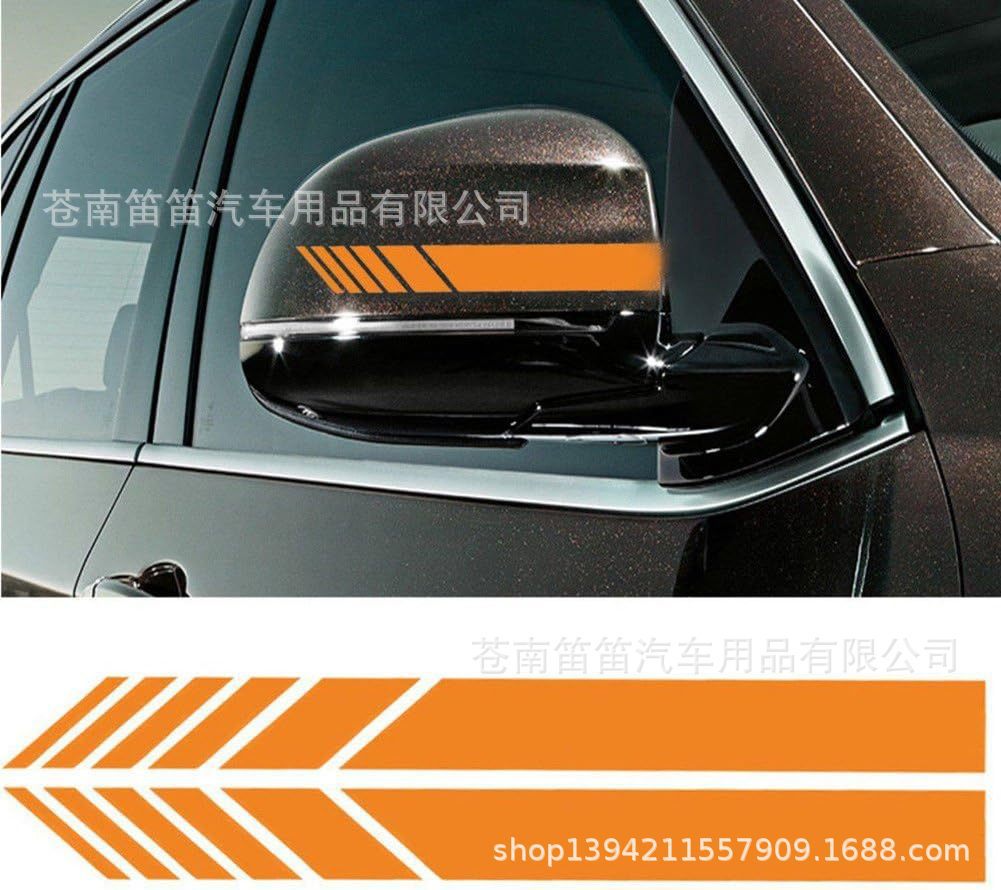 Espejo retrovisor de automóvil decoración pegatinas DIY cuerpo pegatinas de rayas laterales pegatinas SUV vinilo contrapeso
