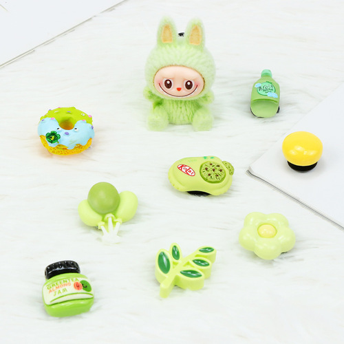 Labubu Shoes: Matching Pop Mart Cute Plush Cartoon Style Labubu Shoe Accessories with Bubble Mart Characters
