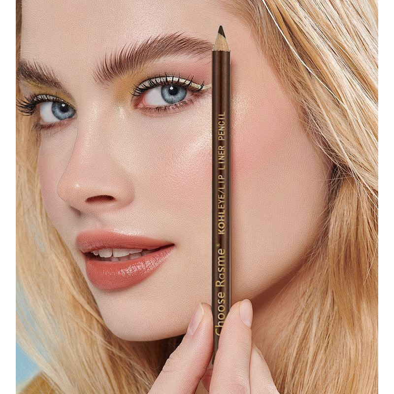 hot selling three color eyebrow pencil with pencil sharpener, waterproof, sweat proof, non smudged, wooden rod, hard core, ultra fine eyebrow pencil_voghion.com