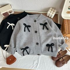 女の子のセーターのカーディガンのコートの厚い子供服の子供のニットの秋冬の赤ちゃんの韓国版の丸襟の上着の0158A075