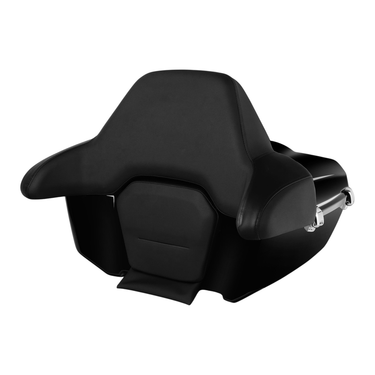 Suitable for Harley-Davidson Road Glide, Street Glide, and CVO models; rear luggage rack with backrest; passenger rear storage box