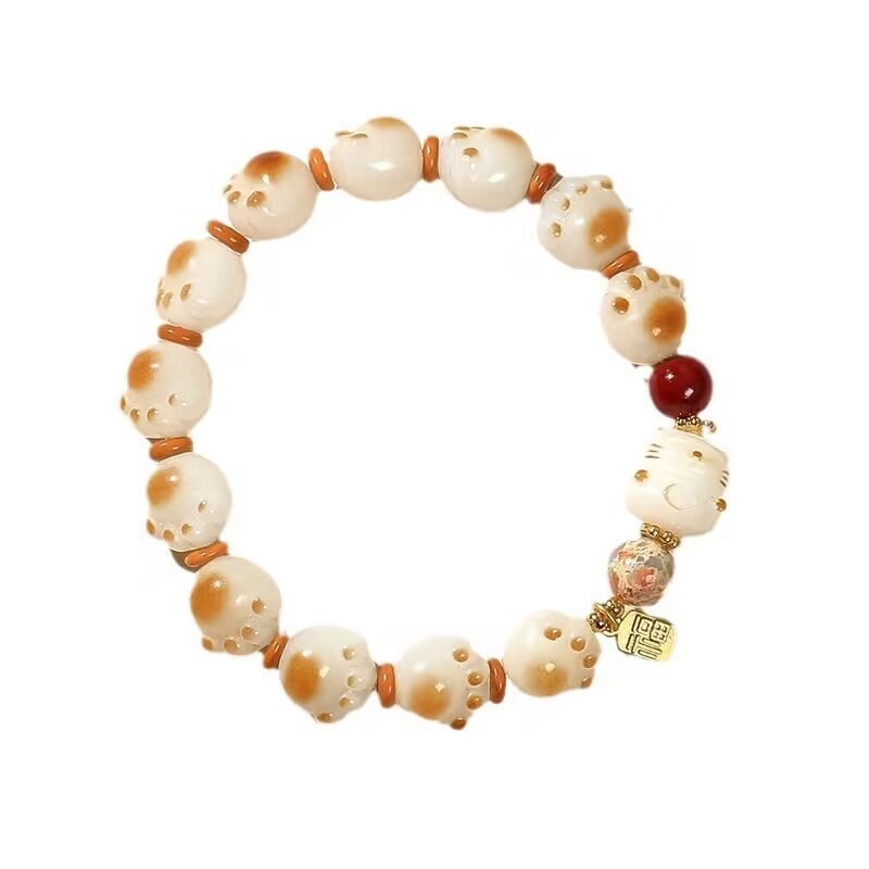 Gatos atractivos adorables pulseras con cuentas nicho de diseño de pulseras para regalar a las mejores amigas accesorios al por mayor unisex