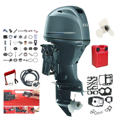 Motorcycle engine and accessories: four-cylinder electric tilt outboard motor