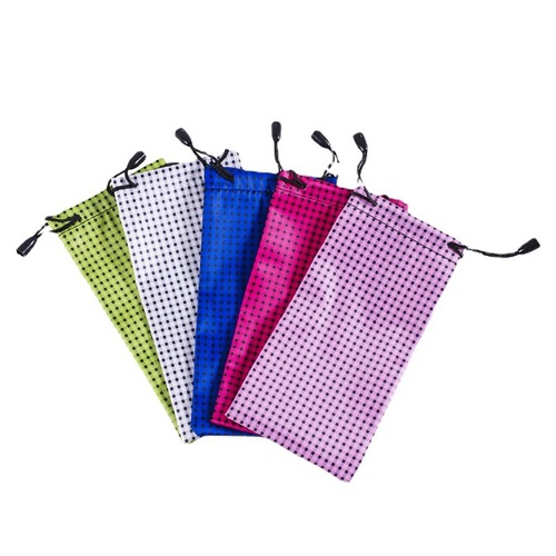 Sunglasses cloth bag Composite cartoon waterproof glasses cloth bag Black microfiber glasses bag wholesale