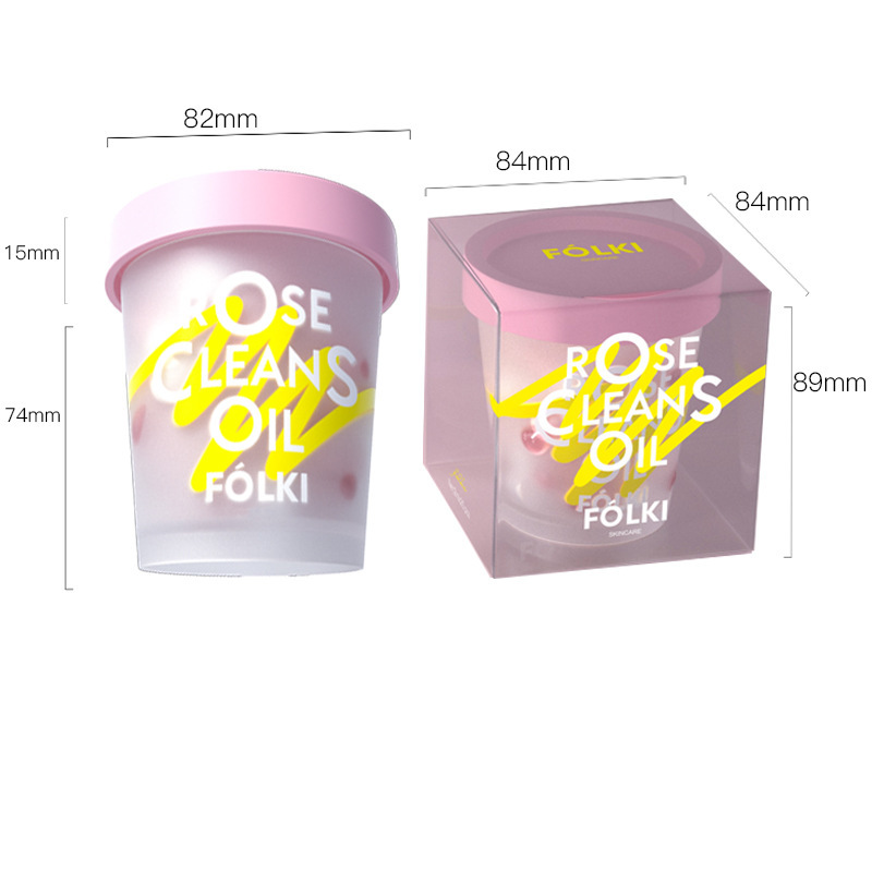 FOLKI ローズ メイク落とし オイル 目、唇、顔用 3-in-1 クレンジング メイク落とし スポット卸売化粧品|undefined