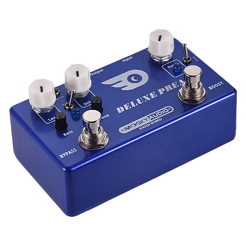 Hecho a mano efecto instrumento guitarra DELUXE preamplificador sobrecarga Fader fábrica al por mayor